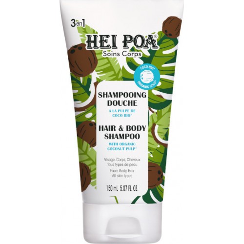 Hei Poa Coconut Hair & Body Shampoo Αφρόλουτρο για Σώμα & Μαλλιά με Άρωμα Καρύδας 150ml