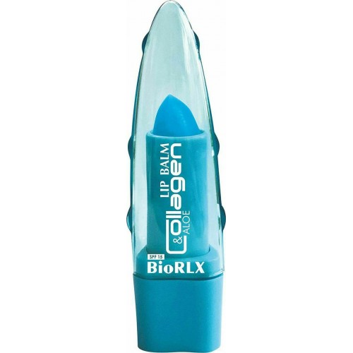 BioRLX Aloe Vera & Collagen Lip Balm με SPF15 - Βάλσαμο για τα χείλη Χωρίς Χρώμα 3.5gr