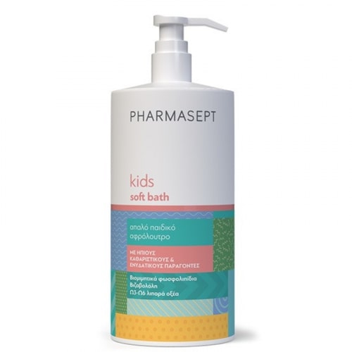 PHARMASEPT Kids Soft Bath Απαλό Παιδικό Αφρόλουτρο 1lt