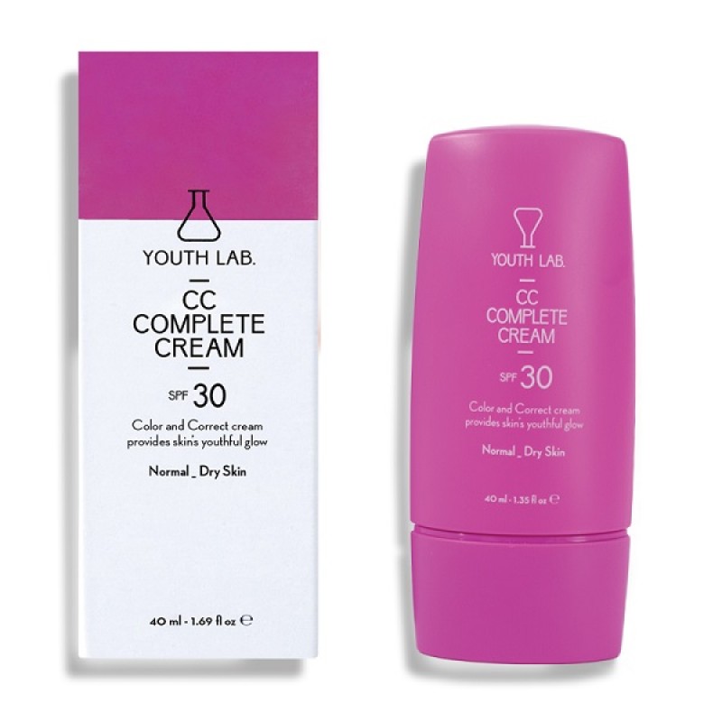 YOUTH LAB CC Complete Cream SPF 30 Normal - Dry Skin Καλυπτική Κρέμα με SPF 30 Κανονική - Ξηρή 50ml