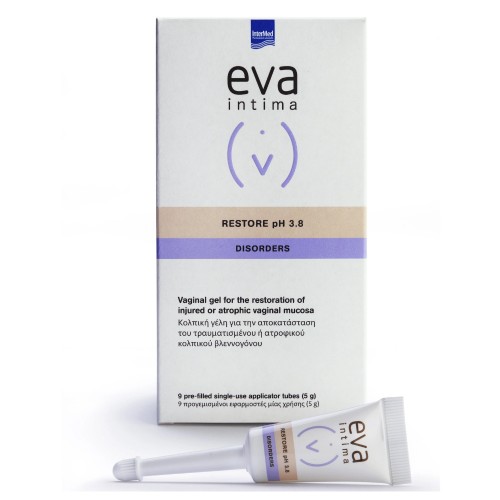 EVA Intima Restore Vaginal Gel pH 3.8 Disorders 5gr x 9τμχ