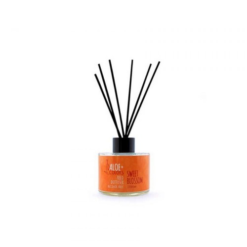 Aloe+ Colors Sweet Blossom Reed Diffuser Set Aρωματικό χώρου με Sticks διάχυσης & Άρωμα Βανίλια-Πορτοκάλι 125ml