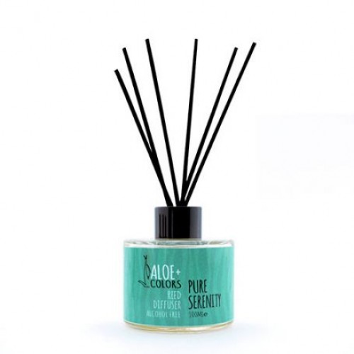 Aloe+ Colors Pure Serenity Reed Diffuser Set Aρωματικό χώρου με Sticks διάχυσης & Άρωμα Magnolia 125ml