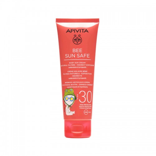 APIVITA Bee Sun Safe Baby Sun Cream SPF30 Βρεφική Αντιηλιακή Κρέμα 100ml