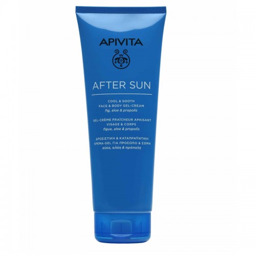 APIVITA After Sun Cool & Sooth Face & Body Gel Cream Δροσιστική & Καταπραϋντική Kρέμα-Gel 200ml