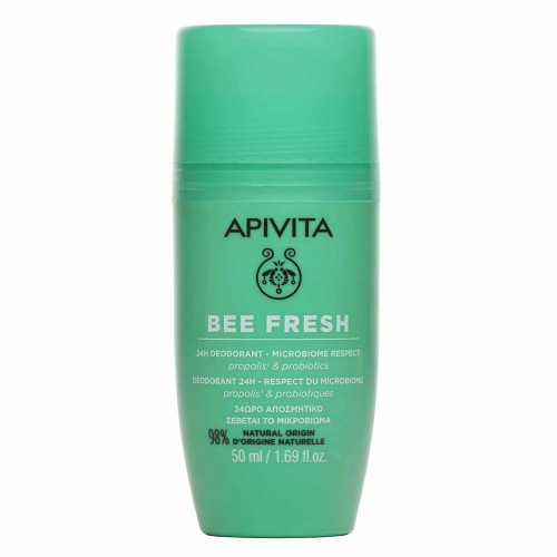 APIVITA Bee Fresh 24h Deodorant Roll-On Αποσμητικό 24ωρης Δράσης 50 ml