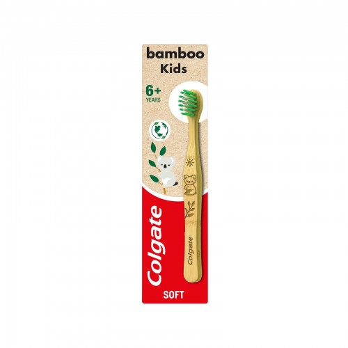 COLGATE οδοντόβουρτσα μπαμπού παιδική soft +6 ετών