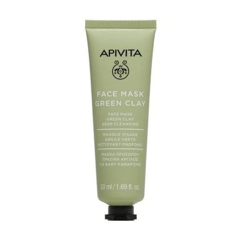 APIVITA Μάσκα για Βαθύ Καθαρισμό με Πράσινη Άργιλο 50ml