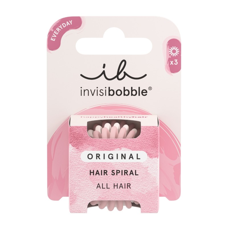 Invisibobble Original Hair Spiral The Pinks 3 Τεμάχια