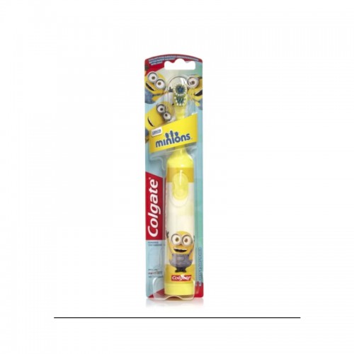 COLGATE Παιδική Minions Πολύ Μαλακή Οδοντόβουρτσα Μπαταρίας Extra Soft Κίτρινη