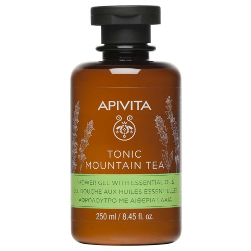 APIVITA Tonic Mountain Tea Shower Gel Αφρόλουτρο με Αιθέρια Έλαια 250ml