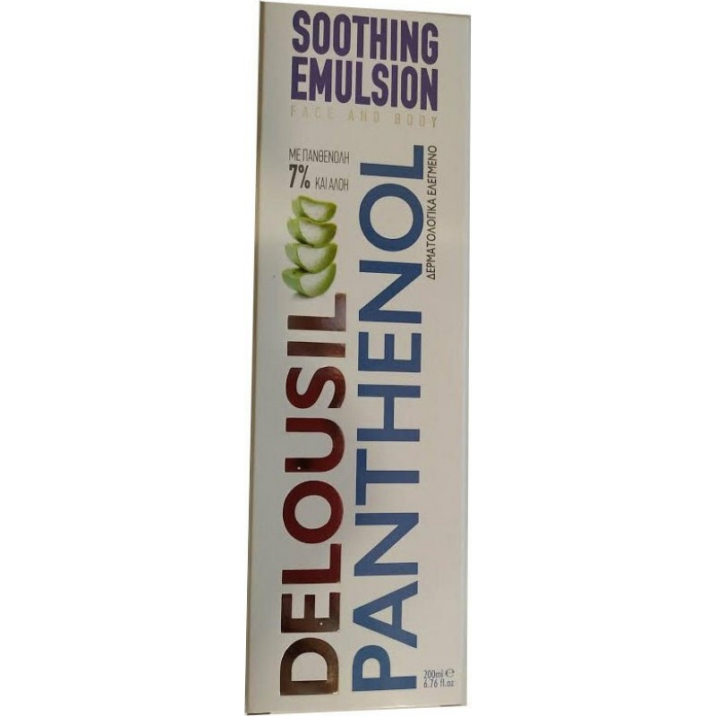 DELOUSIL Panthenol Soothin Emulsion Face And Body Γαλάκτωμα Προσώπου - Σώματος 200ml
