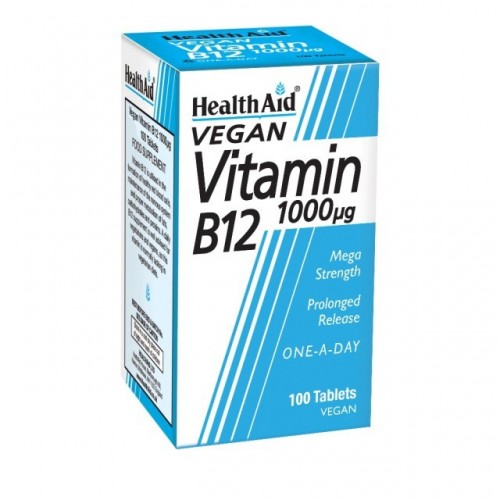 HEALTH AID Vegan Vitamin B12 1000μg 50 ταμπλέτες