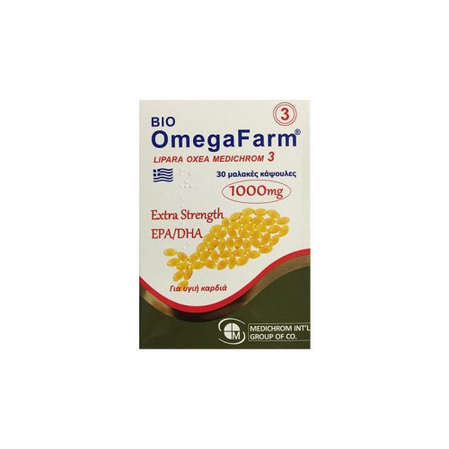 MEDICHROM Bio Omegafarm Extra Strength EPA/DHA 30 μαλακές κάψουλες