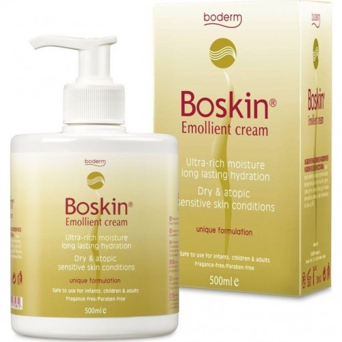 BODERM Boskin Emollient Cream Κρέμα Σώματος 500ml