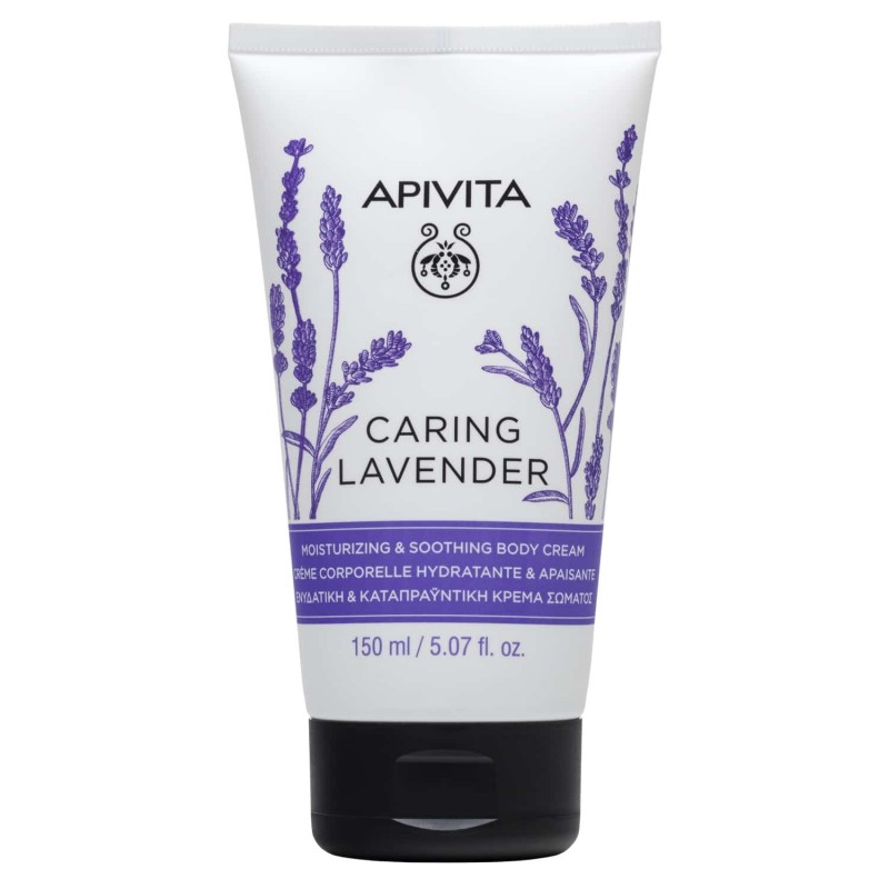 APIVITA Caring Lavender Ενυδατική & Καταπραϋντική Κρέμα Σώματος με Λεβάντα 150ml