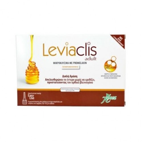ABOCA Leviaclis Adult Μικροκλύσματα Ενηλίκων για Καταπολέμηση Δυσκοιλιότητας 6x 10gr