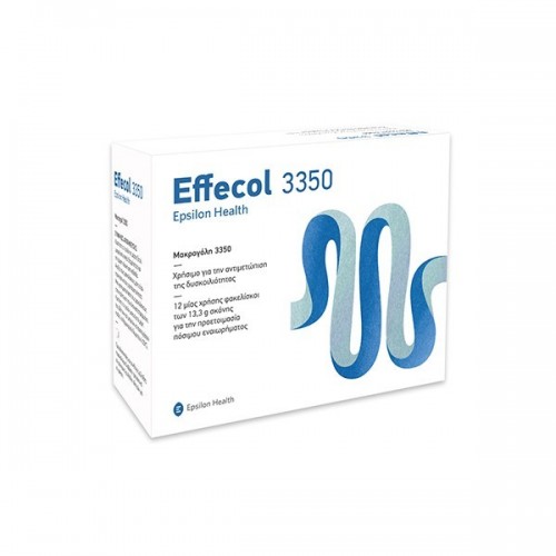 EPSILON HEALTH Effecol 3350 για Αντιμετώπιση της Δυσκοιλιότητας 12 φακελίσκοι