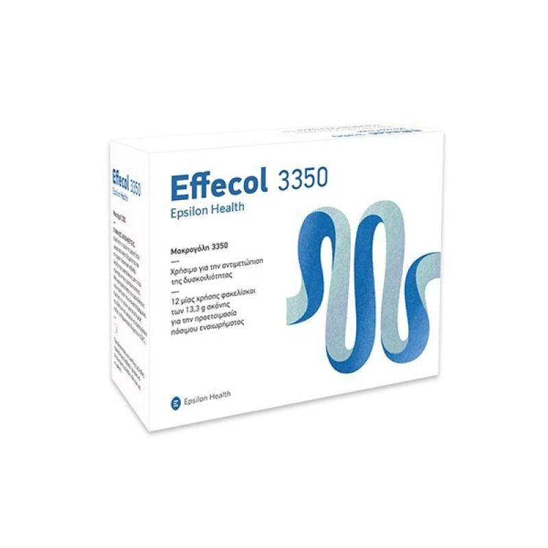 EPSILON HEALTH Effecol 3350 για Αντιμετώπιση της Δυσκοιλιότητας 12 φακελίσκοι