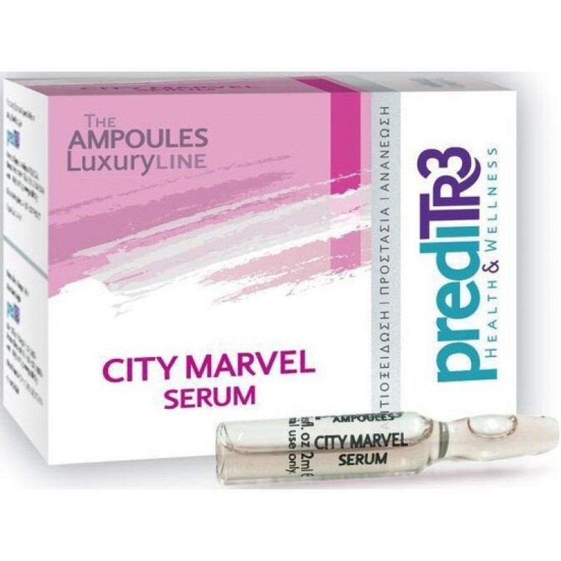 PREDITR3 City Marvel Serum Ορός για το Οξειδωτικό/Αστικό Stress 1αμπούλα x 2ml