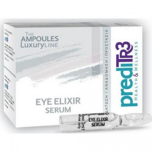 PREDITR3 Eye Elixir Serum Ορός Ματιών Εντατικής Ενυδάτωσης 1 αμπούλα x 2ml