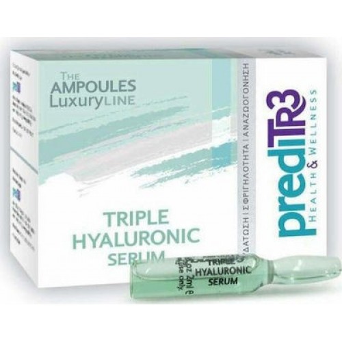PREDITR3 Triple Hyaluronic Serum Ορός Εντατικής Θρέψης 1 αμπούλα x 2ml