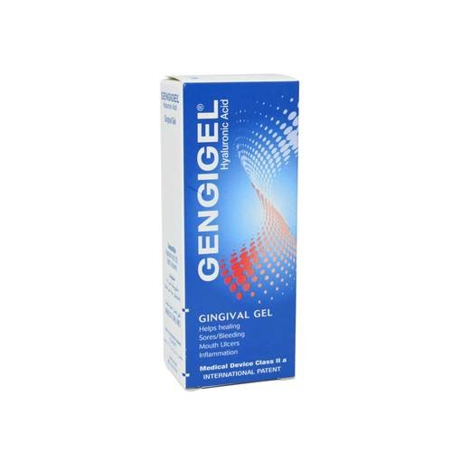 GENGIGEL gingival Gel Υαλουρονικό Οξύ 0.2% Γέλη για Φλεγμονές των Ούλων & του Στόματος 20ml