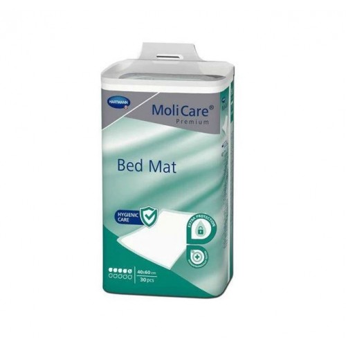 MOLICARE  Premium Bed Mat υποσέντονο μίας χρήσης 5 σταγόνων 30 τμχ 60x40cm