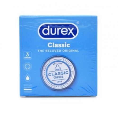DUREX Classic Condoms Προφυλακτικά Κλασικά 3τμχ