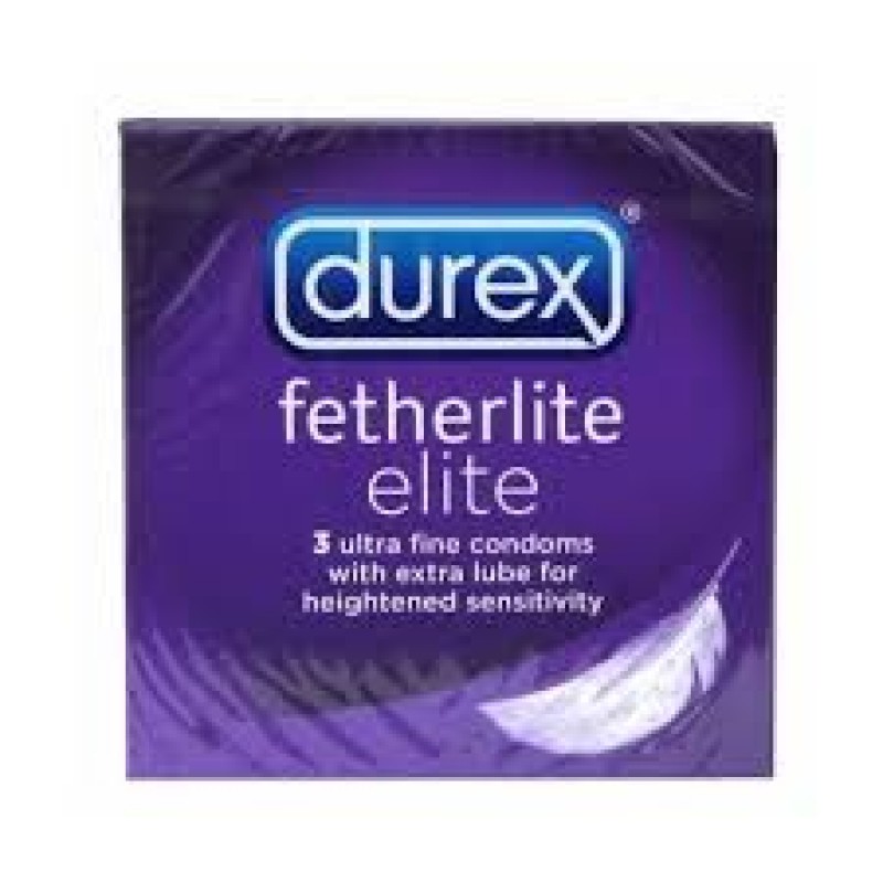 DUREX Fetherlite Elite Προφυλακτικά ιδιαίτερα λεπτά 3τμχ