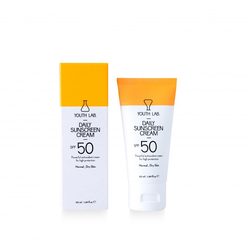YOUTH LAB Daily Sunscreen Cream με χρώμα SPF50 για κανονικό/ξηρό δέρμα 50ml