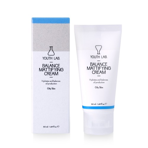 YOUTH LAB Balance Moisture Cream Oily Skin, Ρυθμιστική, Ενυδατική Κρέμα για Λιπαρό Δέρμα με Τάση Ακμής 50ml