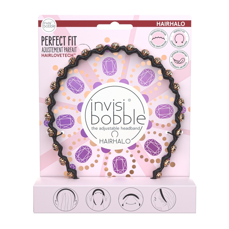 INVISIBOBBLE HAIRHALO British Royal Put your Crown on (Glittering stones) (1τμχ)