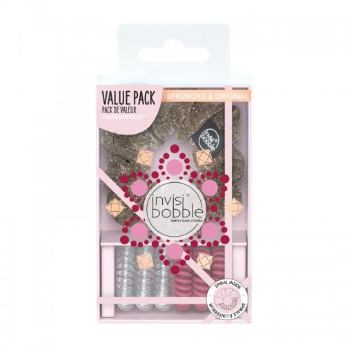 INVISIBOBBLE SET British Royal Queen for A Day (1 SPR+6OR)