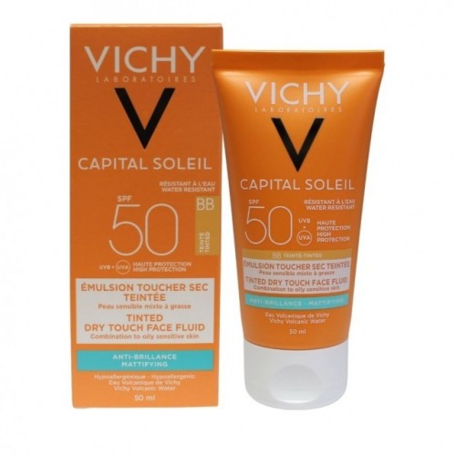 VICHY Ideal Soleil Mattifying Face Tinted Dry Touch SPF50+ 50ml