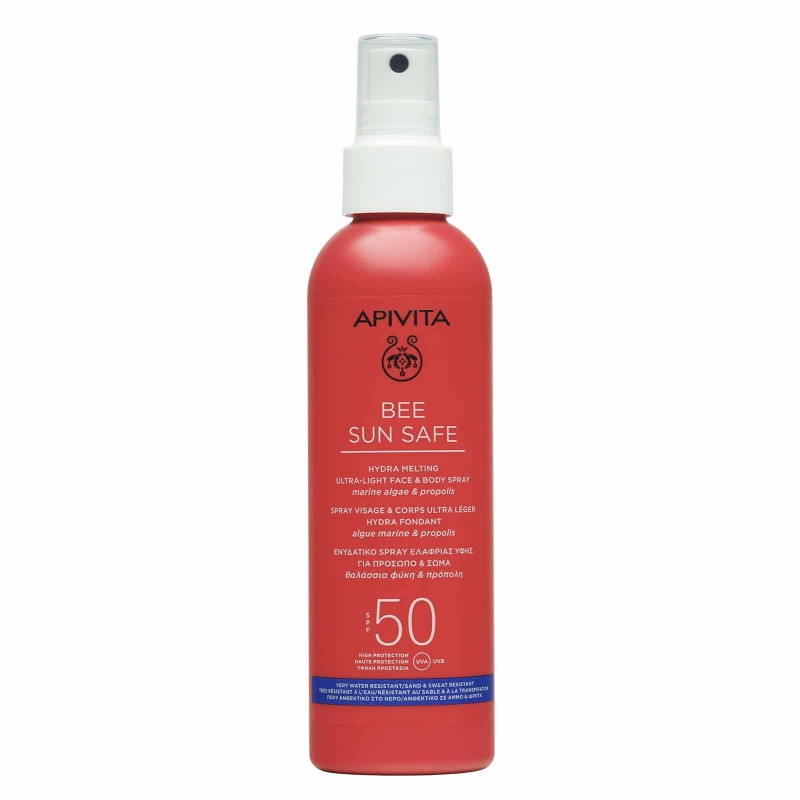 APIVITA Ενυδατικό spray ελαφριάς υφής για πρόσωπο & σώμα SPF50 200ml