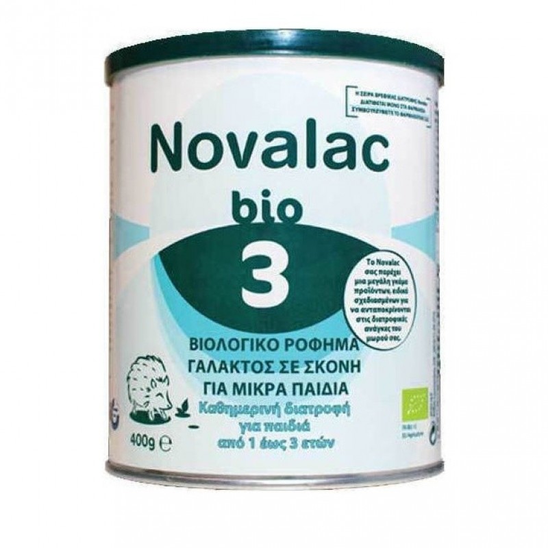 NOVALAC BIO 3 Βιολογικό Γάλα σε Σκόνη 400gr