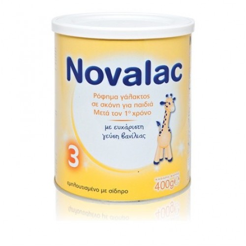 NOVALAC 3 Βρεφικό Γάλα σε Σκόνη μετά τον 1ο χρόνο 400gr