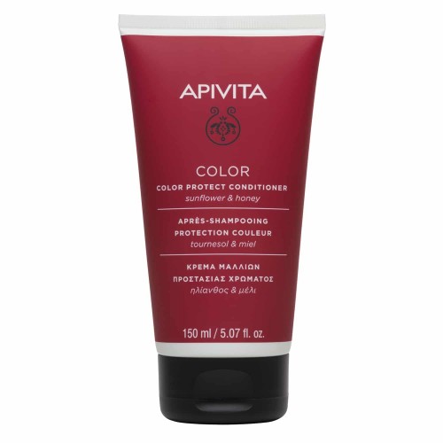 APIVITA κρέμα προστασίας χρώματος για βαμμένα μαλλιά με ηλίανθο & μέλι 150ml
