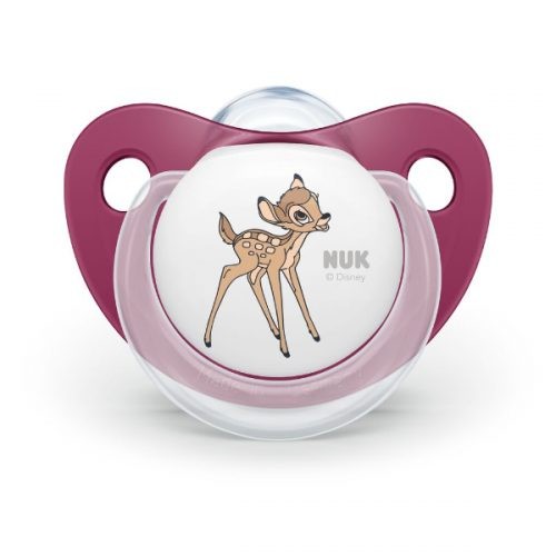 NUK Disney Classics Trendline Πιπίλα Σιλικόνης Ροζ Bambi το Ελαφάκι 6-18m