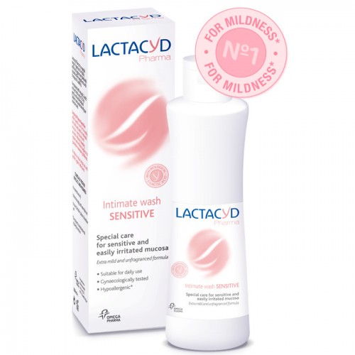 LACTACYD Pharma Sensitive / Ευαίσθητες Επιδερμίδες 250ml