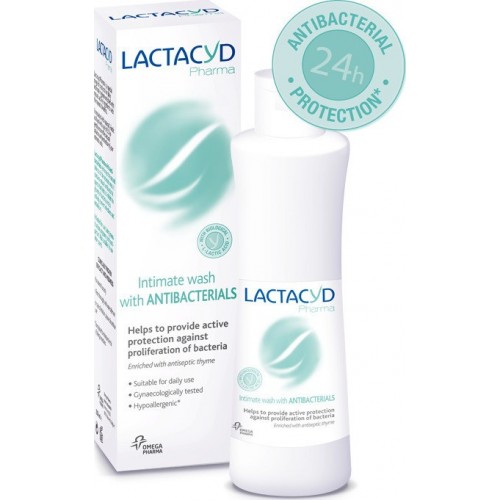 LACTACYD Pharma with Antibacterials / με Αντιβακτηριακές Ιδιότητες 250ml