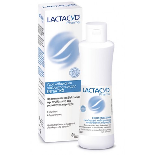 LACTACYD Pharma Moisturizing / Ενυδατικό Καθαριστικό Ευαίσθητης Περιοχής 250ml