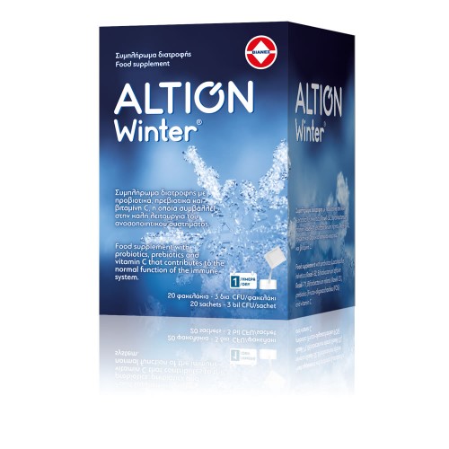 ALTION Winter Συμπλήρωμα Διατροφής με Προβιοτικά & Βιταμίνη C 20 φακελάκια