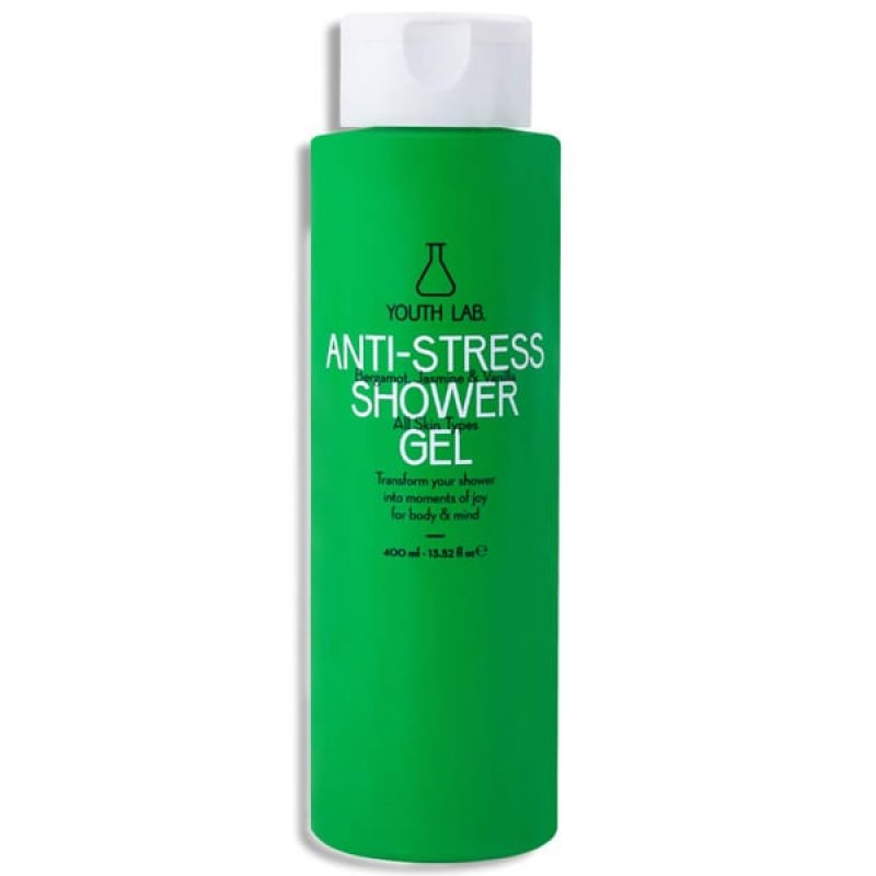 Youth Lab. Anti-Stress Shower Gel Αφρόλουτρο με Περγαμόντο, Γιασεμί & Βανίλια, 400ml