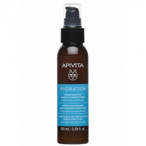 APIVITA Hydration Moisturizing Leave In Conditioner Ενυδατική Κρέμα Μαλλιών 100ml