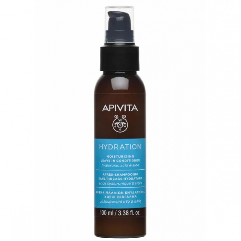 APIVITA Hydration Moisturizing Leave In Conditioner Ενυδατική Κρέμα Μαλλιών 100ml